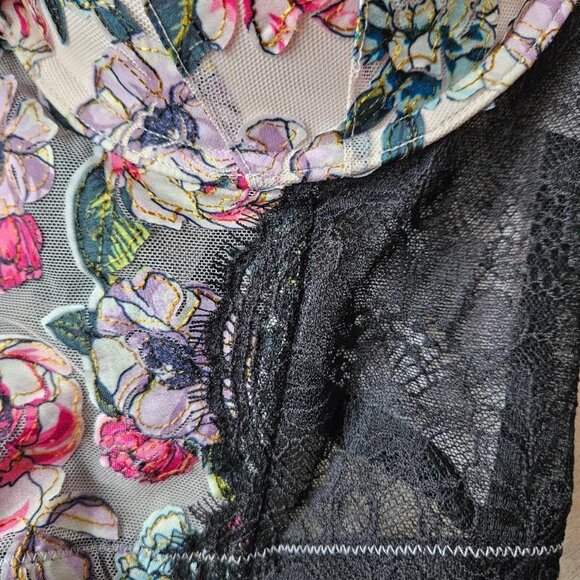 Beautiful Very Sexy Push-Up Lace Corset New - Picture 4 of 11